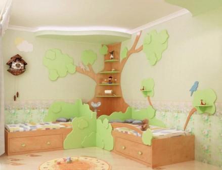 Как правильно обустроить комнату для двоих детей?